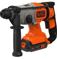 BLACK+DECKER Aku kombinované kladivo SDS-Plus 1x2Ah, v kufru BCD900D1S