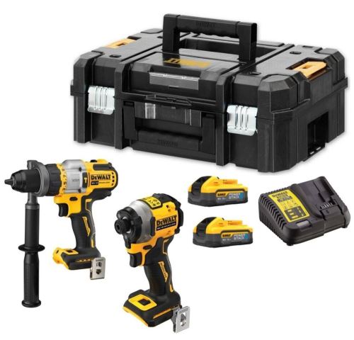 DEWALT SADA ELEKTRICKÉHO NÁŘADÍ 2-18V-5AH BATERIE POWERSTACK 2KS DCK2052H2T