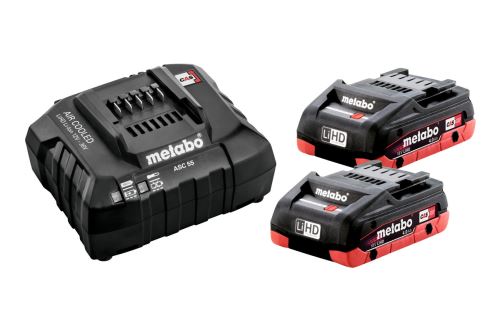 METABO Basic set - 2x akumulátor LiHD 18V/4Ah + nabíječka ASC 55 - 685191000