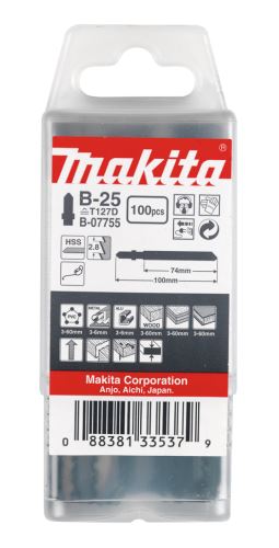 MAKITA pilový list B-25 100 ks dřevo B-07755