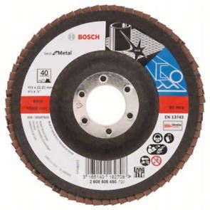 BOSCH Lamelový brusný kotouč X571, Best for Metal D = 115 mm; G = 40, lomený 2608605450