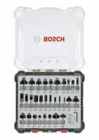 BOSCH Smíšená sada tvarových fréz s vřetenem Ø 8 mm, 30 ks 2607017475