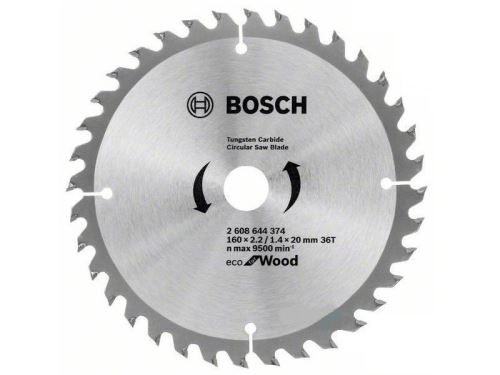 BOSCH Pilový kotouč Eco for Wood 160x2.2/1.4x20 36T 2608644374