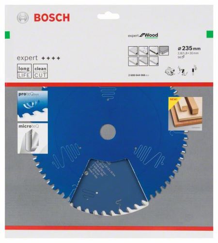 BOSCH Pilový kotouč Expert for Wood 235 x 30 x 2,8 mm, 56 2608644066