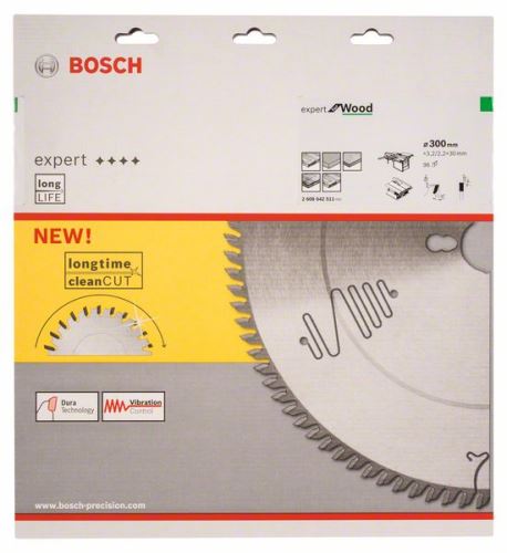 BOSCH Pilový kotouč Expert for Wood 300 x 30 x 3,2 mm, 96 2608642511