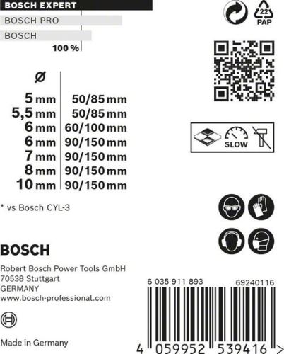 BOSCH EXPERT CYL-9 MultiConstruction 5/5,5/6/6/7/8/10 (7 ks) 2608900648