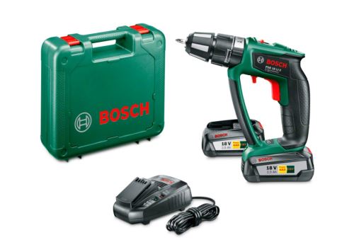 Bosch Akumulátorový příklepový šroubovák PSB 18 Li-2 Ergo 06039B0301