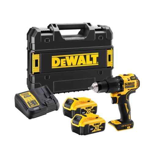 Dewalt Akumulátorový příklepový vrtací šroubovák 18 V XR DCD709M2T