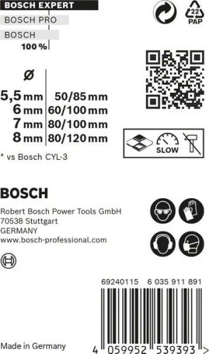 BOSCH EXPERT CYL-9 MultiConstruction 5,5/6/7/8 (4 ks) 2608900646