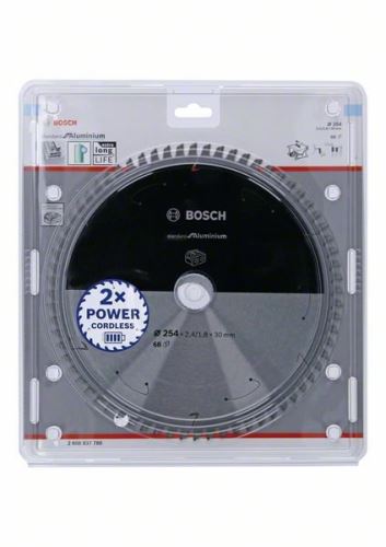 BOSCH Pilový kotouč pro aku pily; Standard for Aluminium 254x30x2,4/1,8x68T 2608837780