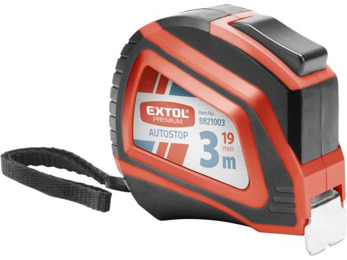 EXTOL PREMIUM Metr svinovací, 3m, š. 19mm