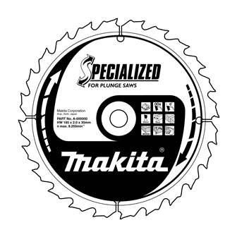 MAKITA kotouč pilový dřevo SPECIALIZED 160x2.2x20 mm 28 zubů pro ponorné pily B-09260