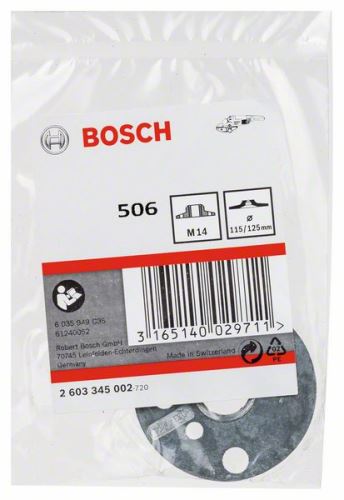 BOSCH Kulatá matice se závitem příruby M 14 115/125 mm 2603345002