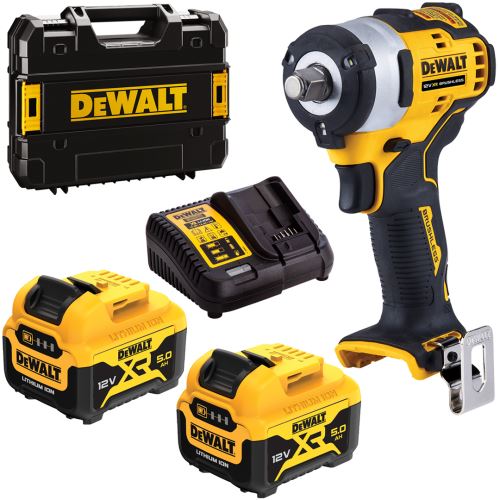 DEWALT Rázový utahovák 12V, 340Nm 1/2 '2x5Ah DCF901P2