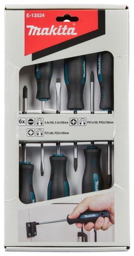 MAKITA sada šroubováků 6 ks (PH, PZ, SL) E-13524