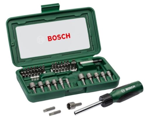 BOSCH 46dílná sada šroubováků 2607019504