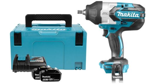 Makita Aku rázový utahovák 1/2" Li-ion LXT 18V/5,0Ah DTW1002RTJ