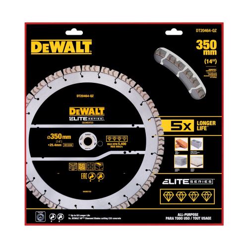 DeWALT Segmentový diamantový pilový kotouč, 350 mm DT20464