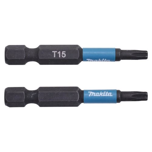 MAKITA torzní bit 1/4" IMPACT BLACK T15, 50 mm 2 ks B-63775