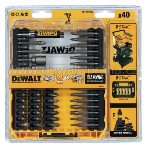 DeWALT Sada bitů (45 ks) DT70705