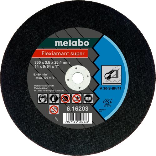 METABO Řezný kotouč - ocel-FLEXI SUPER 350x3,5x25,4 616203000