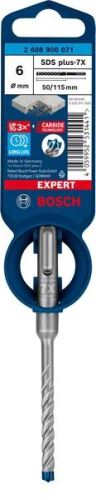 BOSCH EXPERT vrták SDS plus-7X, 6x50x115 1ks 2608900071