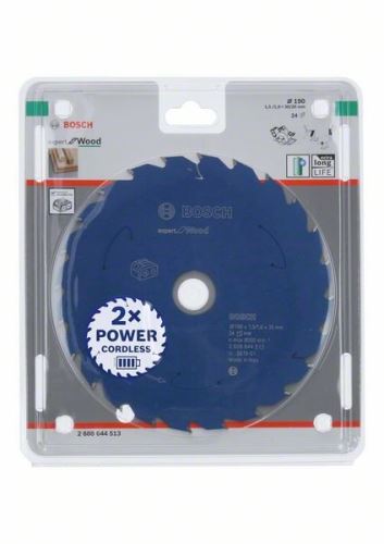 BOSCH Pilový kotouč pro aku pily; Expert for Wood 190x30x1,5/1x24T 2608644513