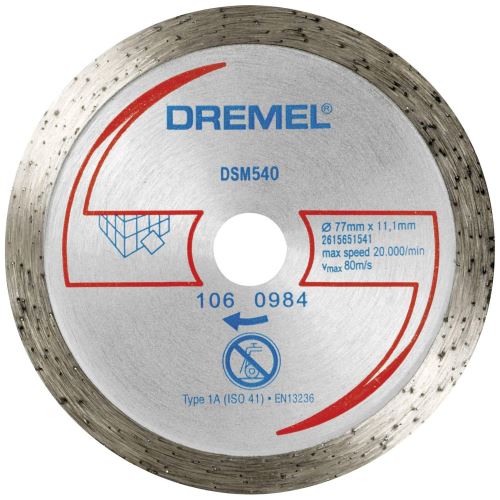 DREMEL Diamantový řezný kotouč na dlaždice 2615S540JB