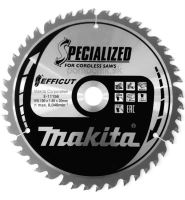 MAKITA kotouč pilový dřevo Efficut 190x1.85x20 mm 45 zubů E-11156