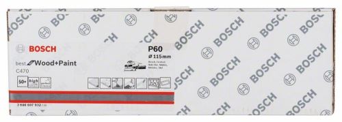 BOSCH Brusný papír C470 (50 ks) 115 x 230 mm, 60 2608607932