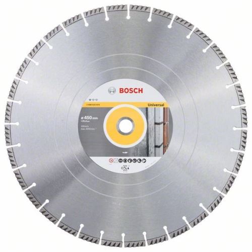 BOSCH Diamantový dělicí kotouč Standard for Universal 450 × 25,4 450x25.4x3.6x10mm 2608615074