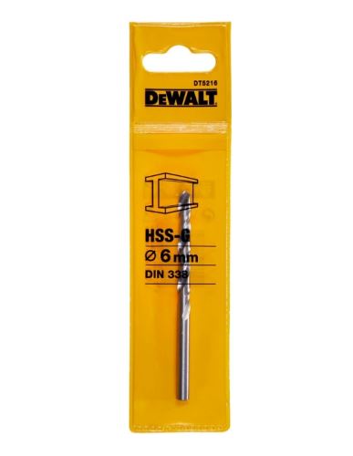 DeWALT Vrták do kovu HSS-G 6 mm DT5216