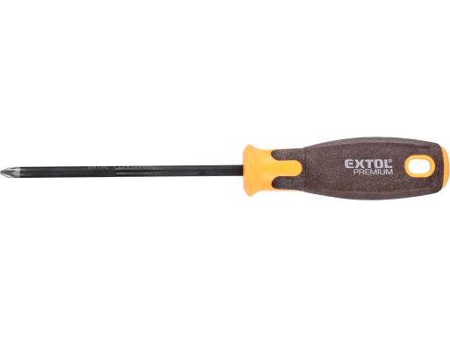 EXTOL PREMIUM šroubovák křížový PZ SUPERGRIP, PZ 3x150mm, CrV