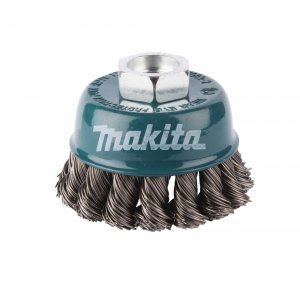 MAKITA miskovitý kartáč z ocelového drátu,splétaný drát 0,5 mm,60 mm D-24119