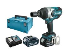 Makita Aku rázový utahovák 3/4" Li-ion LXT 18V/5,0Ah DTW1001RTJ Makita Aku rázový utahovák 3/4" Li-ion LXT 18V/5,0Ah DTW1001RTJ