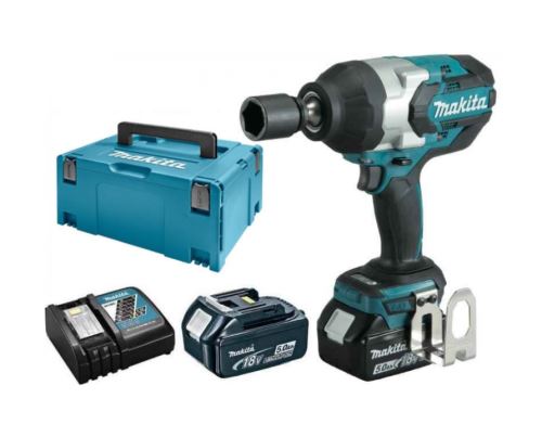 Makita Aku rázový utahovák 3/4" Li-ion LXT 18V/5,0Ah DTW1001RTJ