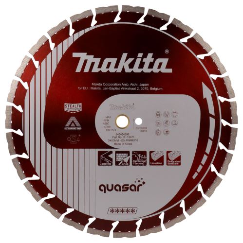 MAKITA kotouč řezný diamantový Quasar 400x20/25.4 mm B-13471