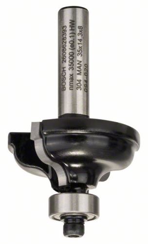 BOSCH Profilová fréza A 8 mm, R1 4,8 mm, B 11 mm, L 14,3 mm, G 57 mm 2608628393