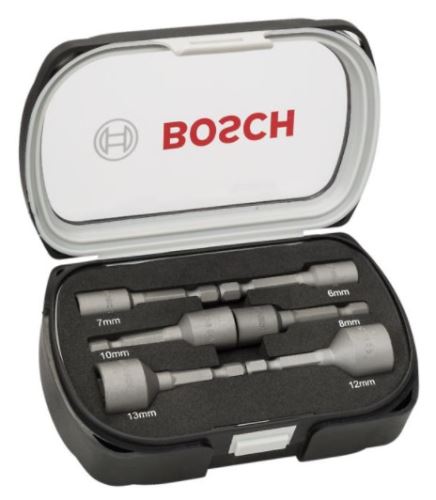 BOSCH 6dílná sada nástrčných klíčů (50 x 6,7,8,10,12,13mm) - DIY 2607017569