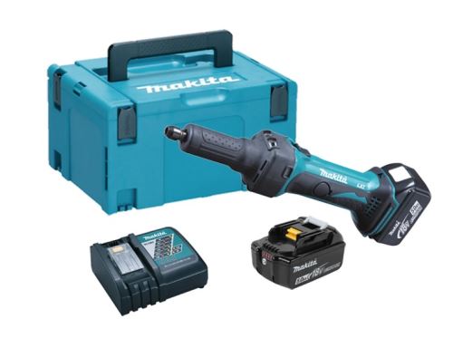 Makita Aku přímá bruska Li-ion LXT 18V/5,0Ah, Makpac DGD800RTJ