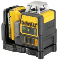 DeWALT Aku křížový laser, 2 x 360 °, zelený paprsek, dosah 30/60 m DCE0811D1G