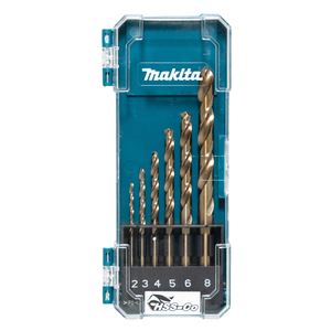 MAKITA sada vrtáků do kovu HSS-Co 2,3,4,5,6,8 mm D-75758