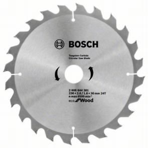 BOSCH Pilový kotouč Eco for Wood 230x2.8/1.8x30 24T 2608644381