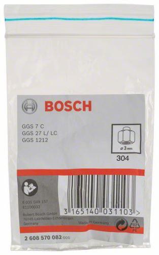 BOSCH Kleštinové upínací pouzdro s upínací maticí 3 mm 2608570082