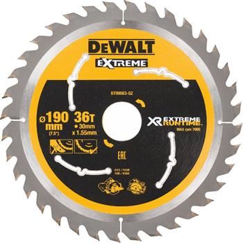 DeWALT Pilový kotouč (ideální pro pily FLEXVOLT) 190 x 30 mm, 36 zubů DT99563