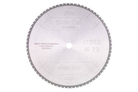 METABO Pilový kotouč 355 x 25,4 mm - 72 zubů  628669000