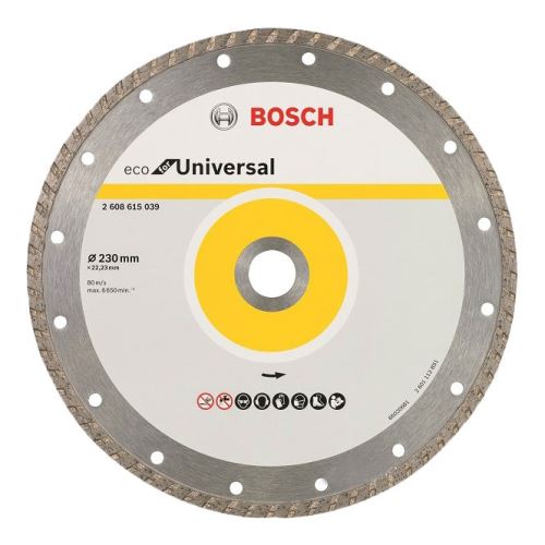 BOSCH Diamantový dělicí kotouč ECO For Universal 230x22.23x3.0x7 2608615039