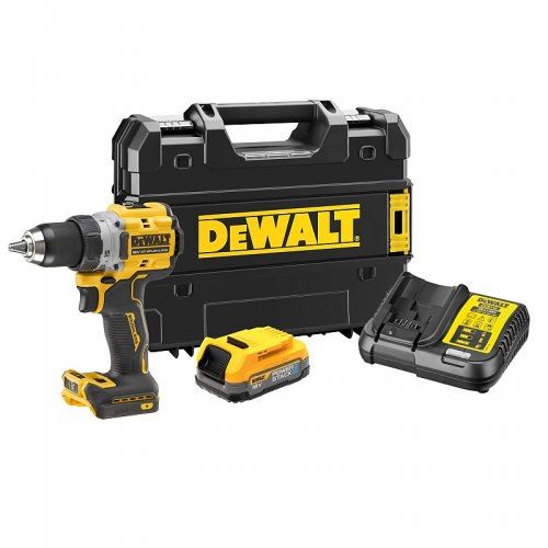 DeWALT Aku vrtačka 18V 1x1,7Ah POWERSTACK DCD800E1T