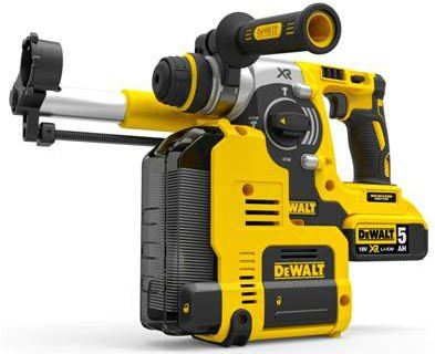 DeWALT bezuhlíkové kladivo 18 V XR Li-Ion s integrovaným sys. odsáváním DCH275P2