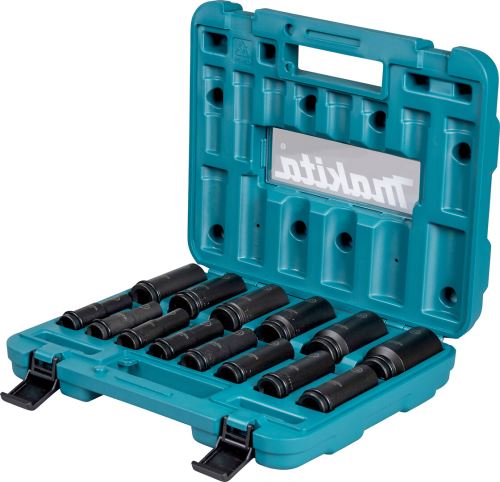 MAKITA sada nástrčných klíčů prodloužených 1/2" čtyřhran IMPACT BLACK 14 ks E-16586